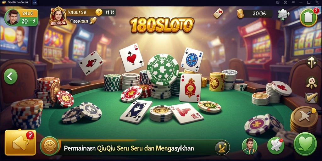 Tampilan gameplay QiuQiu yang menarik di 180SLOT.