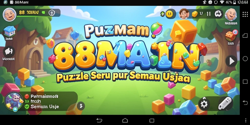 Screenshot gameplay 88MAIN yang menampilkan tantangan puzzle.