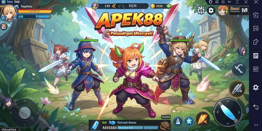 Gameplay dinamis APEK88 dengan karakter anime favorit.
