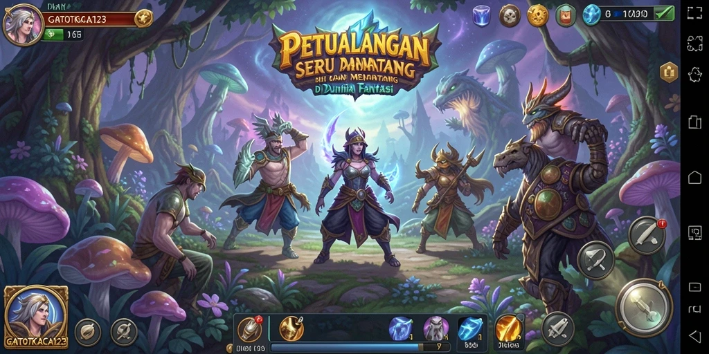 Gameplay seru dan menantang dari GATOTKACA123.