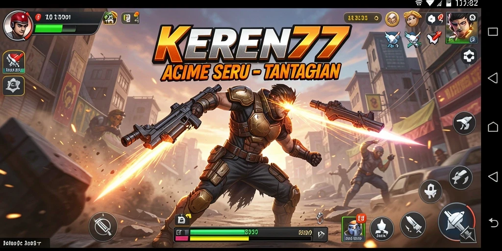 Tampilan gameplay KEREN77 yang penuh aksi dan tantangan.