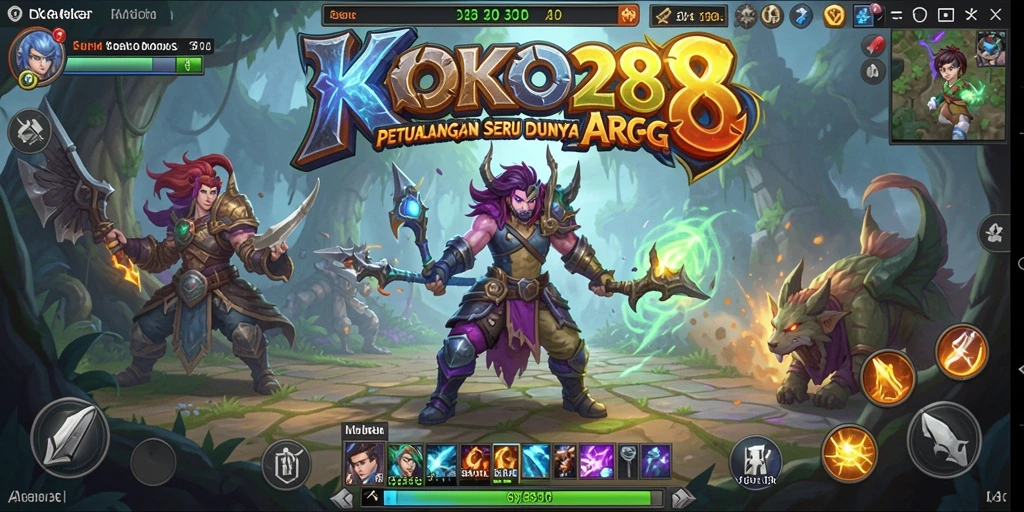 Screenshot KOKO288 menampilkan aksi pertarungan yang mendebarkan.
